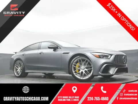 Gray 2021 Mercedes-Benz AMG GT 63 S for sale in Highland Park, IL