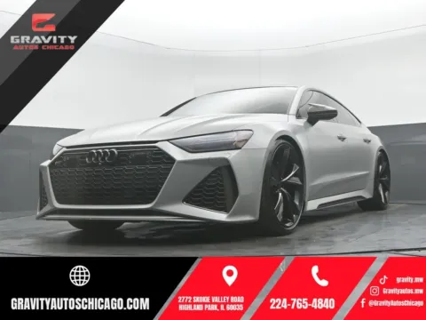Gray 2021 Audi RS 7 4.0T for sale in Highland Park, IL