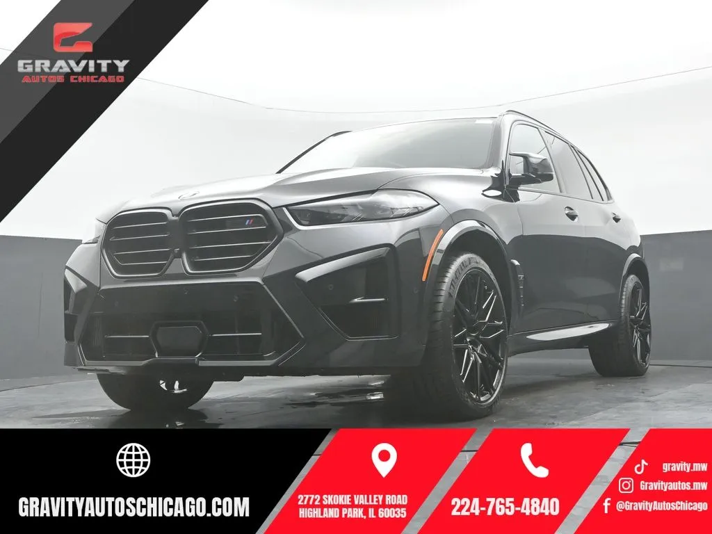 Black 2024 BMW X5 M Competition for sale in Highland Park, IL
