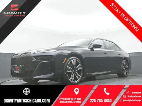 Black 2023 BMW 7 Series 760i xDrive for sale in Highland Park, IL