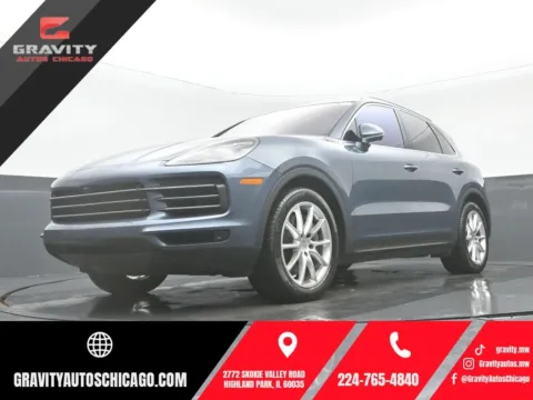 Blue 2019 Porsche Cayenne S for sale in Highland Park, IL