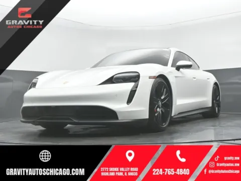 White 2021 Porsche Taycan 4S for sale in Highland Park, IL