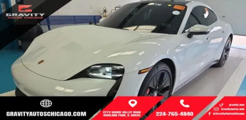 White 2021 Porsche Taycan 4S for sale in Highland Park, IL