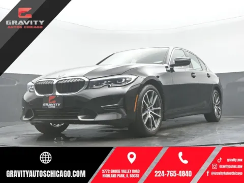 Black 2022 BMW 3 Series 330i xDrive for sale in Highland Park, IL