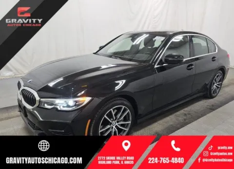 Black 2022 BMW 3 Series 330i xDrive for sale in Highland Park, IL