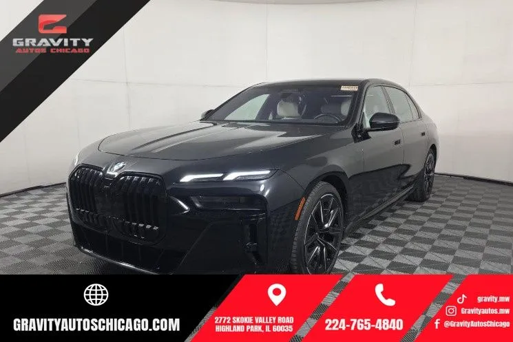 Black 2023 BMW 7 Series 760i xDrive for sale in Highland Park, IL