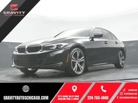 Black 2023 BMW 3 Series 330i xDrive for sale in Highland Park, IL