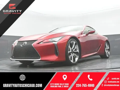 Red 2018 Lexus LC 500 for sale in Highland Park, IL