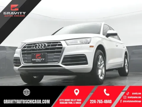 White 2018 Audi Q5 2.0T Premium for sale in Highland Park, IL