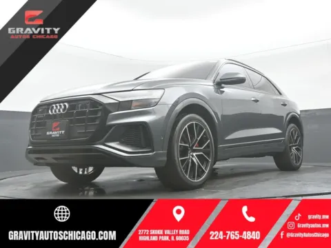 Gray 2023 Audi Q8 55 Premium Plus for sale in Highland Park, IL