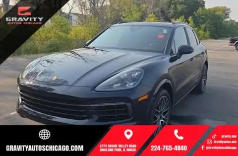 Blue 2019 Porsche Cayenne S for sale in Highland Park, IL
