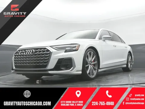 White 2023 Audi S8 4.0T for sale in Highland Park, IL