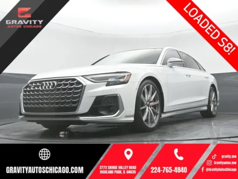 White 2023 Audi S8 4.0T for sale in Highland Park, IL