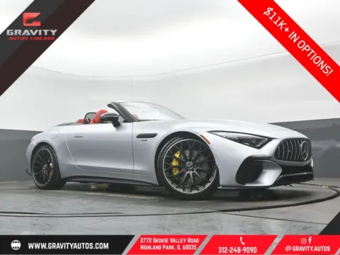 Silver 2022 Mercedes-Benz SL-Class SL 63 AMG for sale in Highland Park, IL