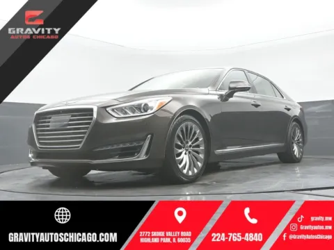 Brown 2017 Genesis G90 3.3T Premium for sale in Highland Park, IL