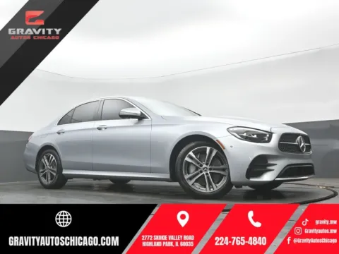 Silver 2021 Mercedes-Benz E-Class E 350 for sale in Highland Park, IL