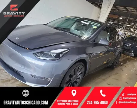 Silver 2023 Tesla Model Y Performance for sale in Highland Park, IL