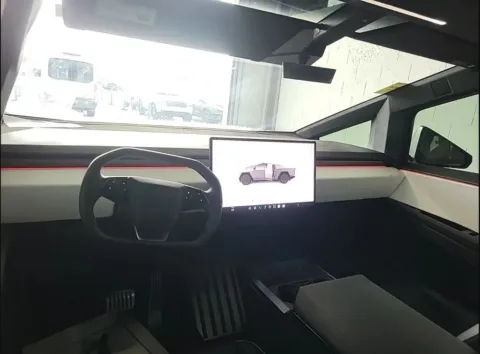Another view of 2024 Tesla Cybertruck for sale in Highland Park, IL at Gravity Autos Chicago