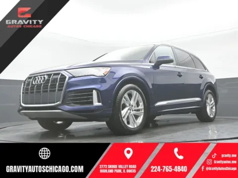 Blue 2020 Audi Q7 55 Prestige for sale in Highland Park, IL