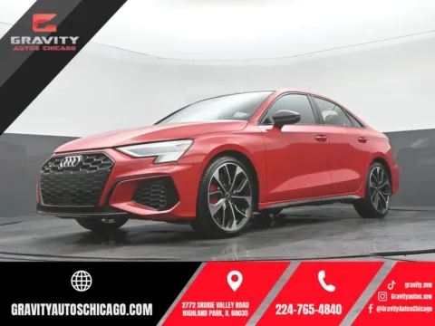 Red 2023 Audi S3 2.0T Prestige for sale in Highland Park, IL