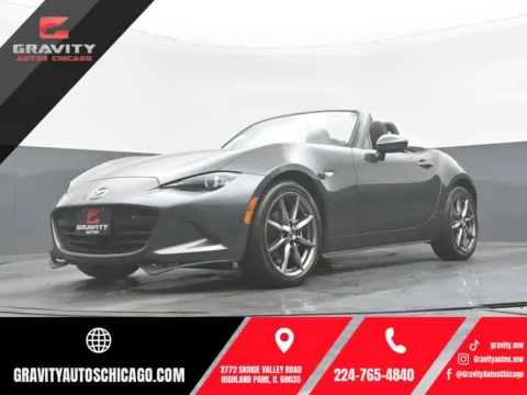 Gray 2022 Mazda MX-5 Miata Grand Touring for sale in Highland Park, IL