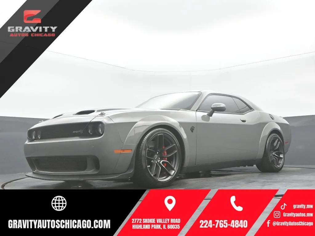 Gray 2019 Dodge Challenger SRT Hellcat for sale in Highland Park, IL