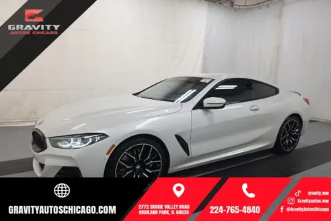 White 2023 BMW 8 Series 840i for sale in Highland Park, IL