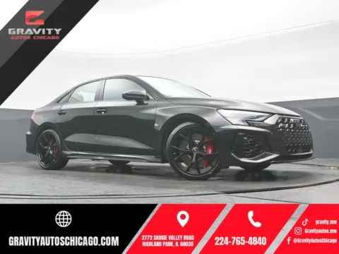 Black 2024 Audi RS 3 2.5T for sale in Highland Park, IL