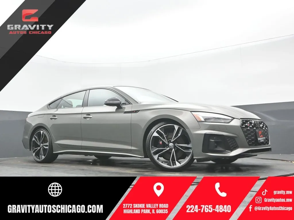 Gray 2023 Audi S5 Sportback Prestige for sale in Highland Park, IL