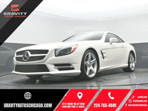 White 2016 Mercedes-Benz SL-Class SL 550 for sale in Highland Park, IL