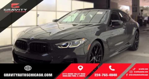 Gray 2024 BMW 8 Series M850i xDrive Gran Coupe for sale in Highland Park, IL