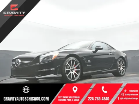 Black 2016 Mercedes-Benz SL-Class SL 63 AMG for sale in Highland Park, IL
