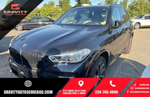 Black 2023 BMW X5 xDrive40i for sale in Highland Park, IL