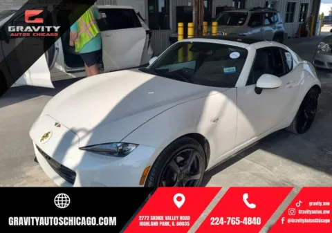 White 2022 Mazda Miata RF Grand Touring for sale in Highland Park, IL
