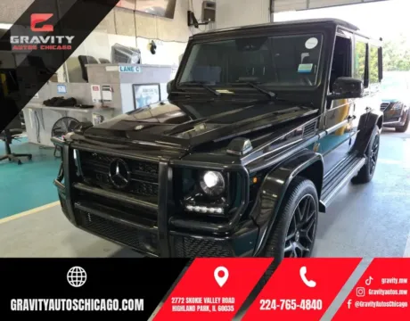 Black 2017 Mercedes-Benz G-Class G 550 for sale in Highland Park, IL