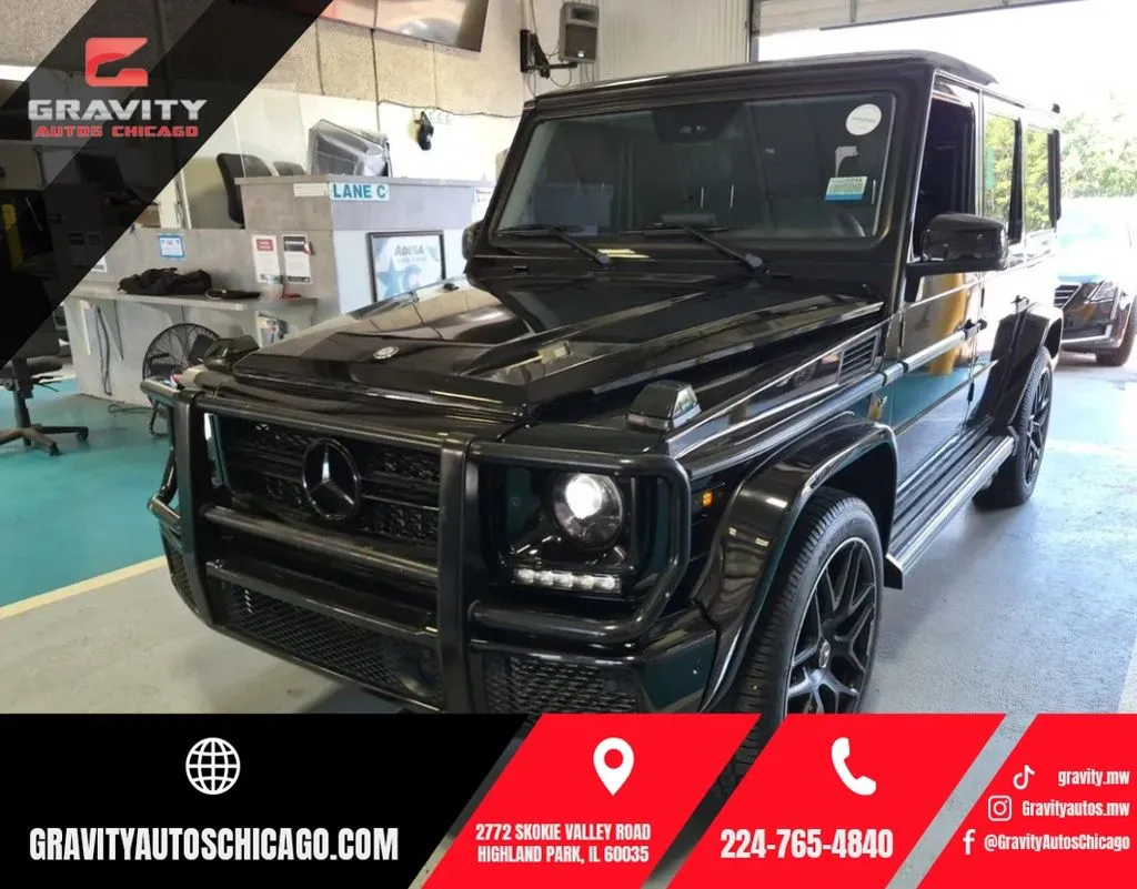 Black 2017 Mercedes-Benz G-Class G 550 for sale in Highland Park, IL