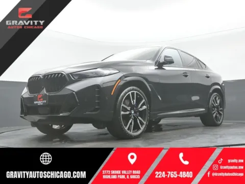 Black 2024 BMW X6 xDrive40i for sale in Highland Park, IL