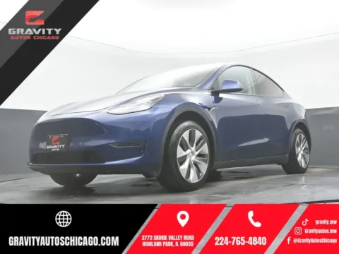 Blue 2020 Tesla Model Y Long Range for sale in Highland Park, IL