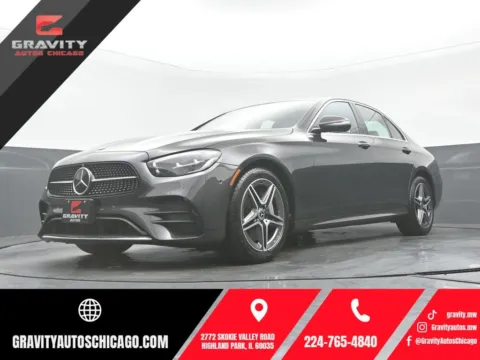 Gray 2023 Mercedes-Benz E-Class E 350 for sale in Highland Park, IL