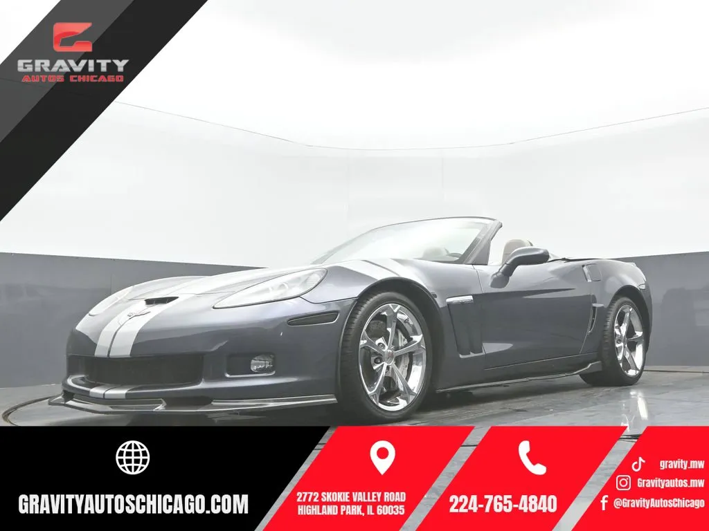 Gray 2013 Chevrolet Corvette Grand Sport for sale in Highland Park, IL