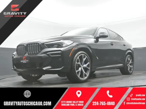 Black 2023 BMW X6 xDrive40i for sale in Highland Park, IL