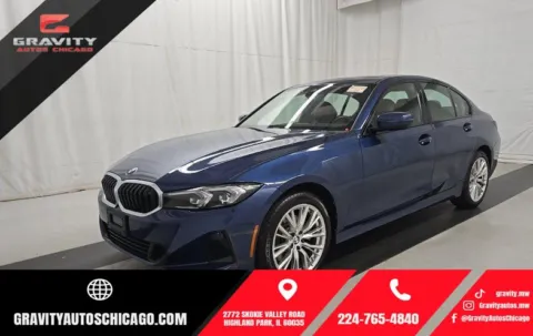 Blue 2023 BMW 3 Series 330i xDrive for sale in Highland Park, IL