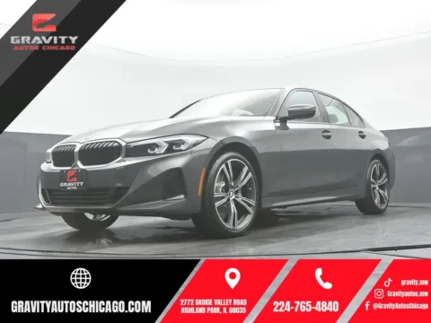 Gray 2023 BMW 3 Series 330i xDrive for sale in Highland Park, IL