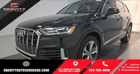 Black 2023 Audi Q7 55 Premium Plus for sale in Highland Park, IL