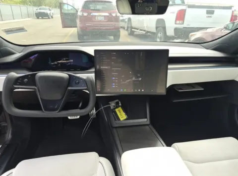 Another view of 2023 Tesla Model S Plaid for sale in Highland Park, IL at Gravity Autos Chicago