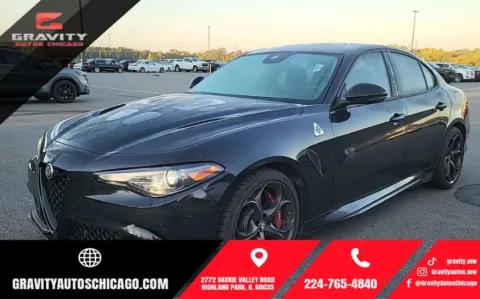 Black 2022 Alfa Romeo Giulia Quadrifoglio for sale in Highland Park, IL