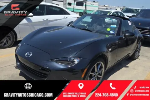 Black 2023 Mazda Miata RF Grand Touring for sale in Highland Park, IL