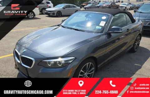 Gray 2018 BMW 2 Series 230i xDrive for sale in Highland Park, IL