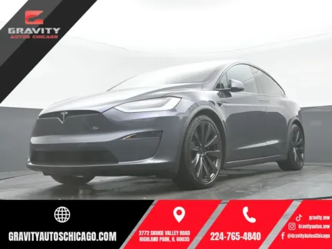 Silver 2022 Tesla Model X Plaid for sale in Highland Park, IL