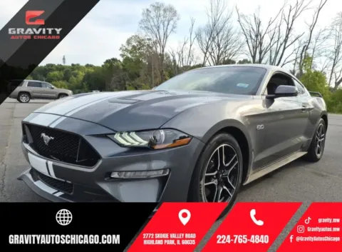 Gray 2022 Ford Mustang GT Premium for sale in Highland Park, IL